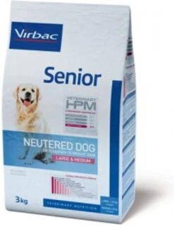 Virbac Veterinary Hpm Senior Neutered Large & Medium Pour Chien 7kg