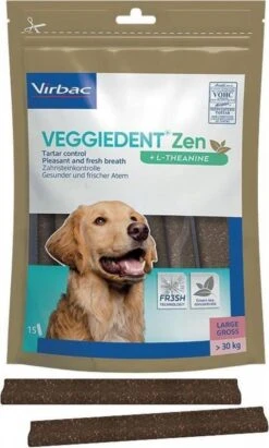 Virbac Veggiedent Zen Lamelles Pour Chien >30kg L 490G