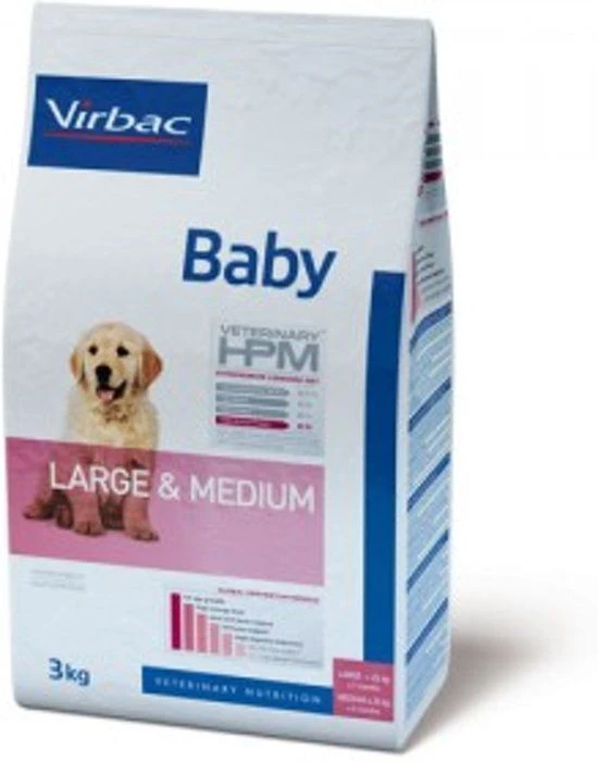 Virbac Veterinary Hpm Baby Large & Medium Pour Chien 7kg