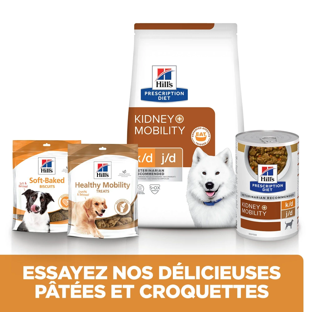 Hill's Prescription Diet K/D J/D Kidney + Mobility Croquettes Pour Chien Au Poulet - 4Kg – Image 5