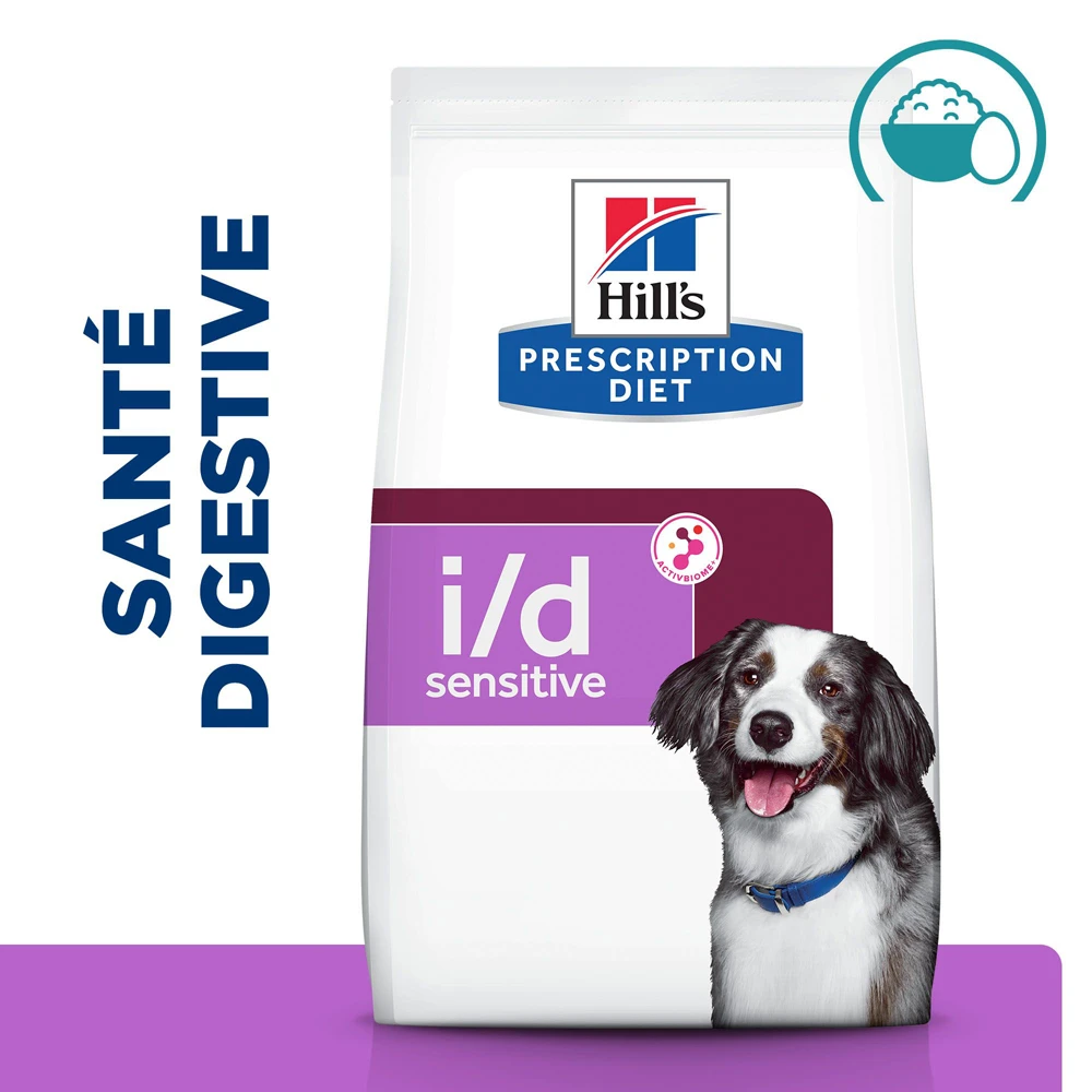 Hill's Prescription Diet I/D Sensitive Digestive Croquettes Pour Chien Et Chiot Oeuf & Riz - 4Kg – Image 2