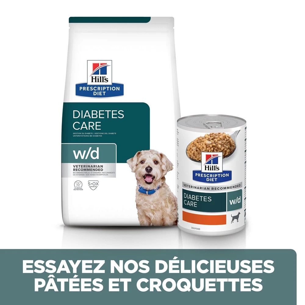 Hill's Prescription Diet W/D Diabete Croquettes Pour Chien Au Poulet 4 Kg – Image 6