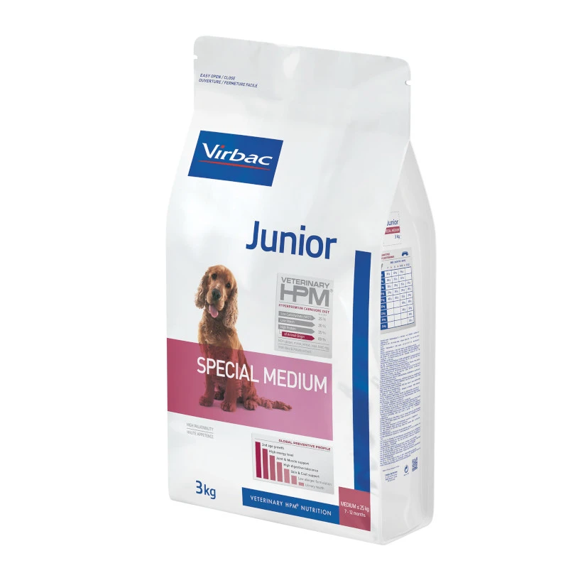 Virbac Veterinary Hpm Junior Special Medium Pour Chien 3kg – Image 2