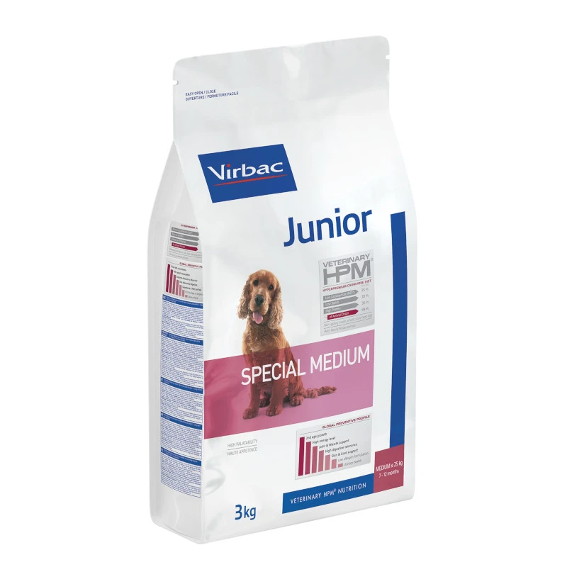 Virbac Veterinary Hpm Junior Special Medium Pour Chien 3kg – Image 3