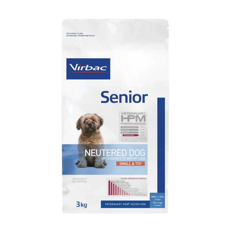 Virbac Veterinary Hpm Senior Neutered Small & Toy Pour Chien 1,5kg – Image 2